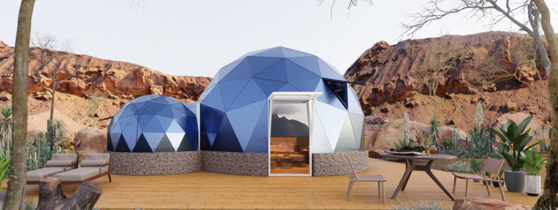 洛宁县球形智能光伏玻璃星空房